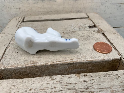 Mini estatuilla de gato vintage de porcelana azul de Delft, 2,5 pulgadas - Imagen 5 de 5