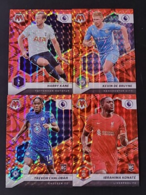 2021-22 Mosaic Premier League REACTIVE RED PRIZMS with Rookies You Pick