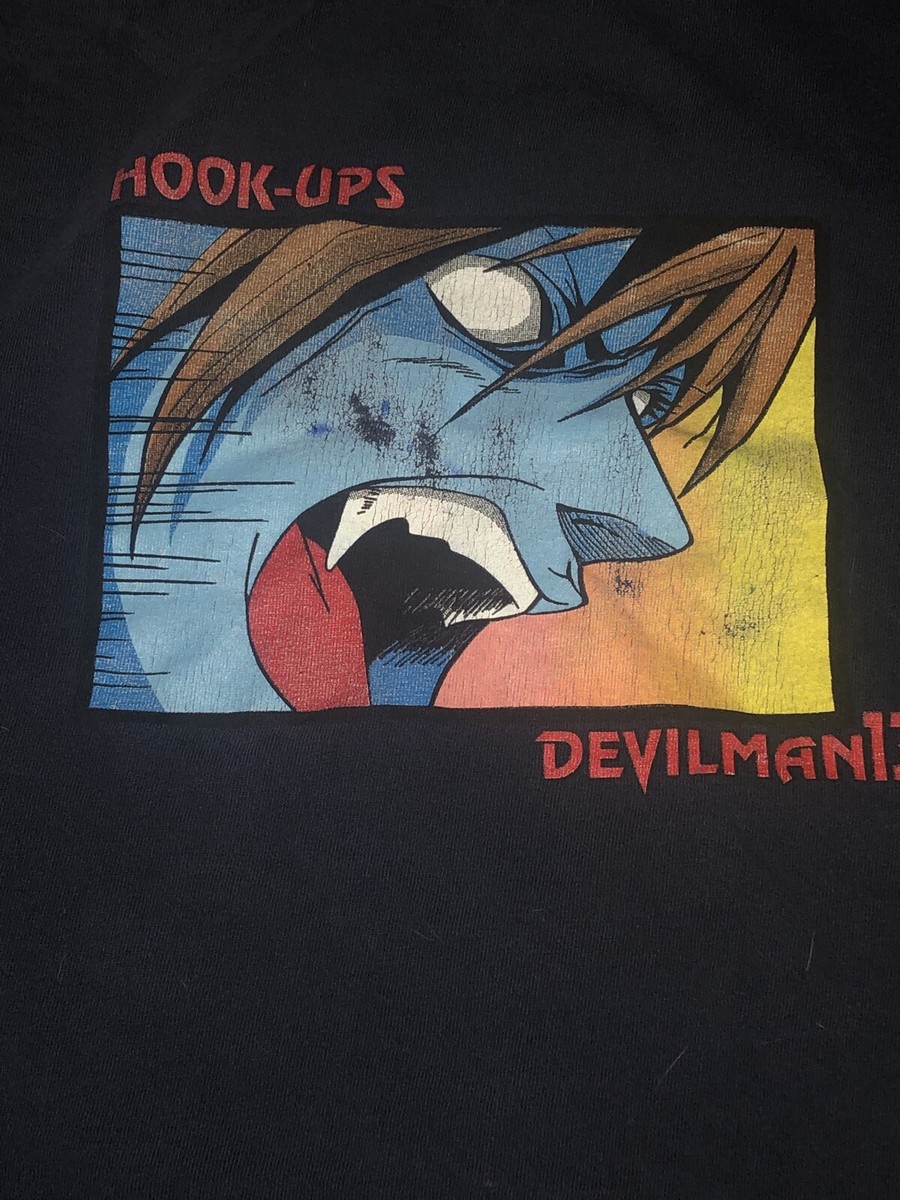 90s Vintage Hook Ups Devilman13 Skateboard M T shirt Medium 90s Vintage Hook Ups Devilman13 Skateboard M T shirt Medium