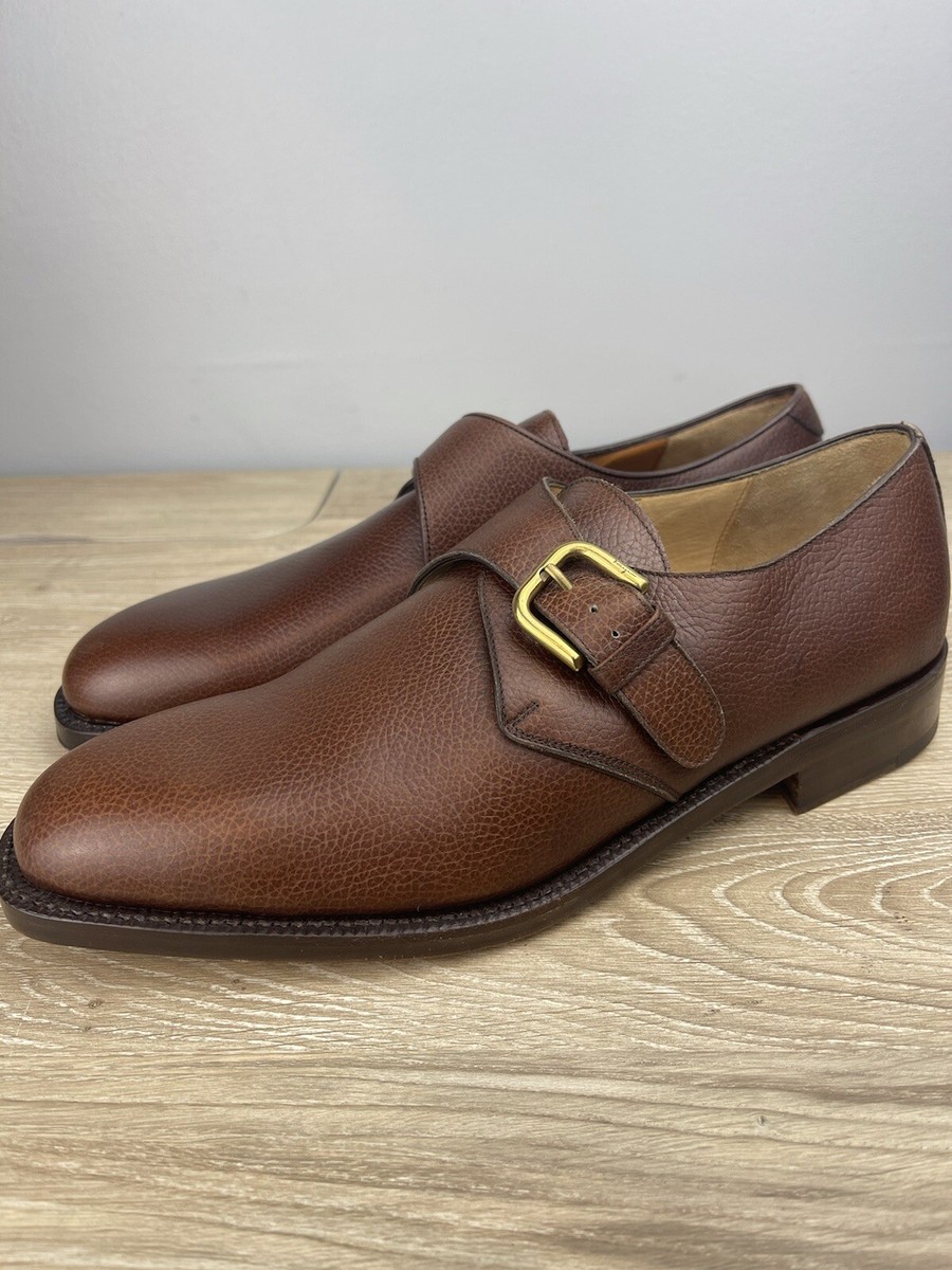 Salvatore Ferragamo Men's Brown Buckle Loafer 8 D READ | eBay