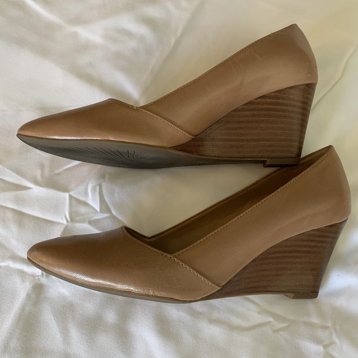 Franco Sarto Womens Frankie Pump Nude Size 6 eBay