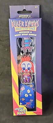 Killer Klowns From Outer Space RUDY Keychain & Wrist Strap NEW