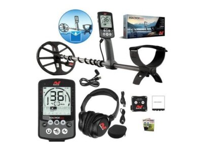 Minelab Equinox 800 Metal Detector w/ 11'' DD Search Coil & Headphones
