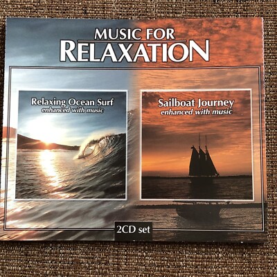 Music For Relaxation 2 CD SET Ocean Relaxing Surf & Sailboat
