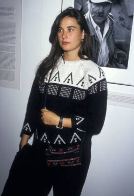 Actress Demi Moore attends the Hard Times Stage Performance 1987 OLD PHOTO 5