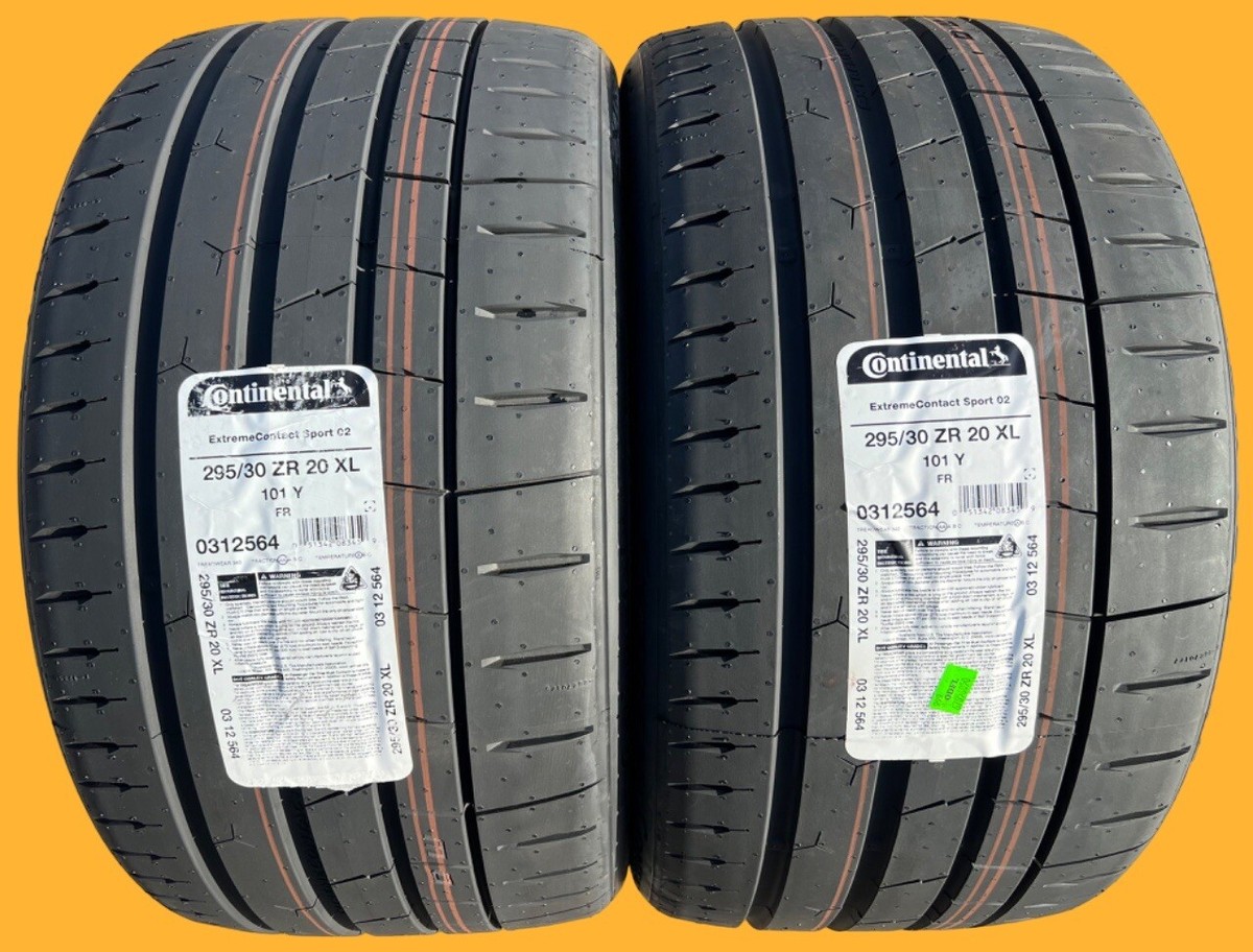 TWO 295/30ZR20 Continental ExtremeContact Sport 02 Tires