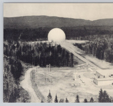 Bell Telephone System's Earth Station at Andover, ME 1960s Vintage Postcard UNP