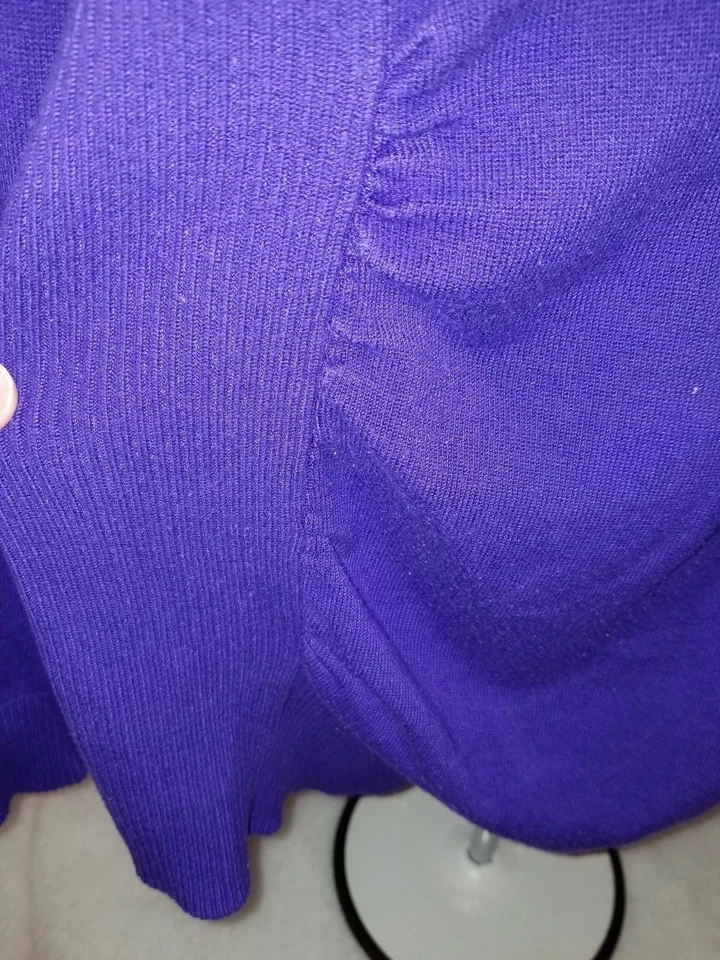 Один A женщин свитер рубашка блузка размер L большой фиолетовый - Изображение 3 из 4