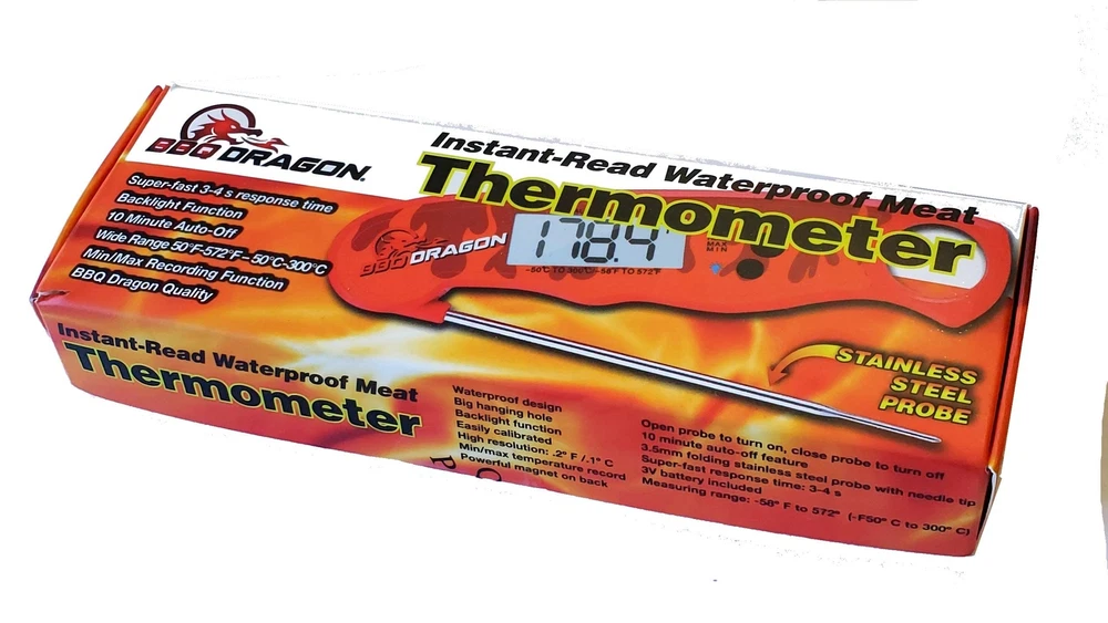 Meat Thermometer Digital - Instant Read Food Thermometer for Cooking, Baking,...