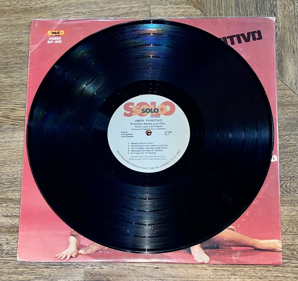 Primitivo Y Su Orquesta - Canta Juan Lan Franco - Amor Primitivo - Guaguanco - Image 3 of 4