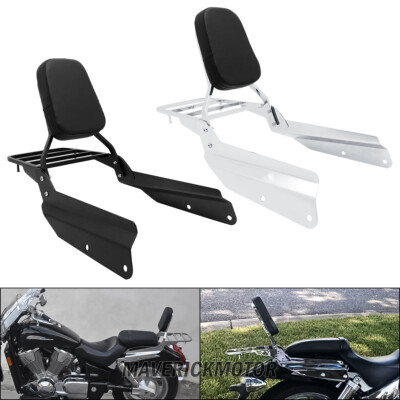 Backrest Sissy Bar Rear Luggage Rack For Honda VTX1300 VTX1800 R/S/T/N 2002-2009