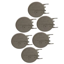 6x  CR2032FV-MFR 3V Lithium Coin Battery VERT 2-PIN for NEC Versa PCB RTC