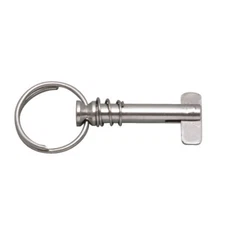 STAINLESS STEEL REMOVABLE PIN WITH RING 1/4"