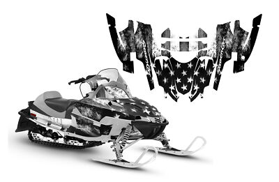  Arctic Cat Firecat Sabercat Graphics 2003 - 2006 F5 F6 F7 Distressed Flag 9105