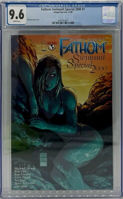 Michael Turner's FATHOM Swimsuit Special #1 (2000) CGC 9.6 Image Top Cow Comics!