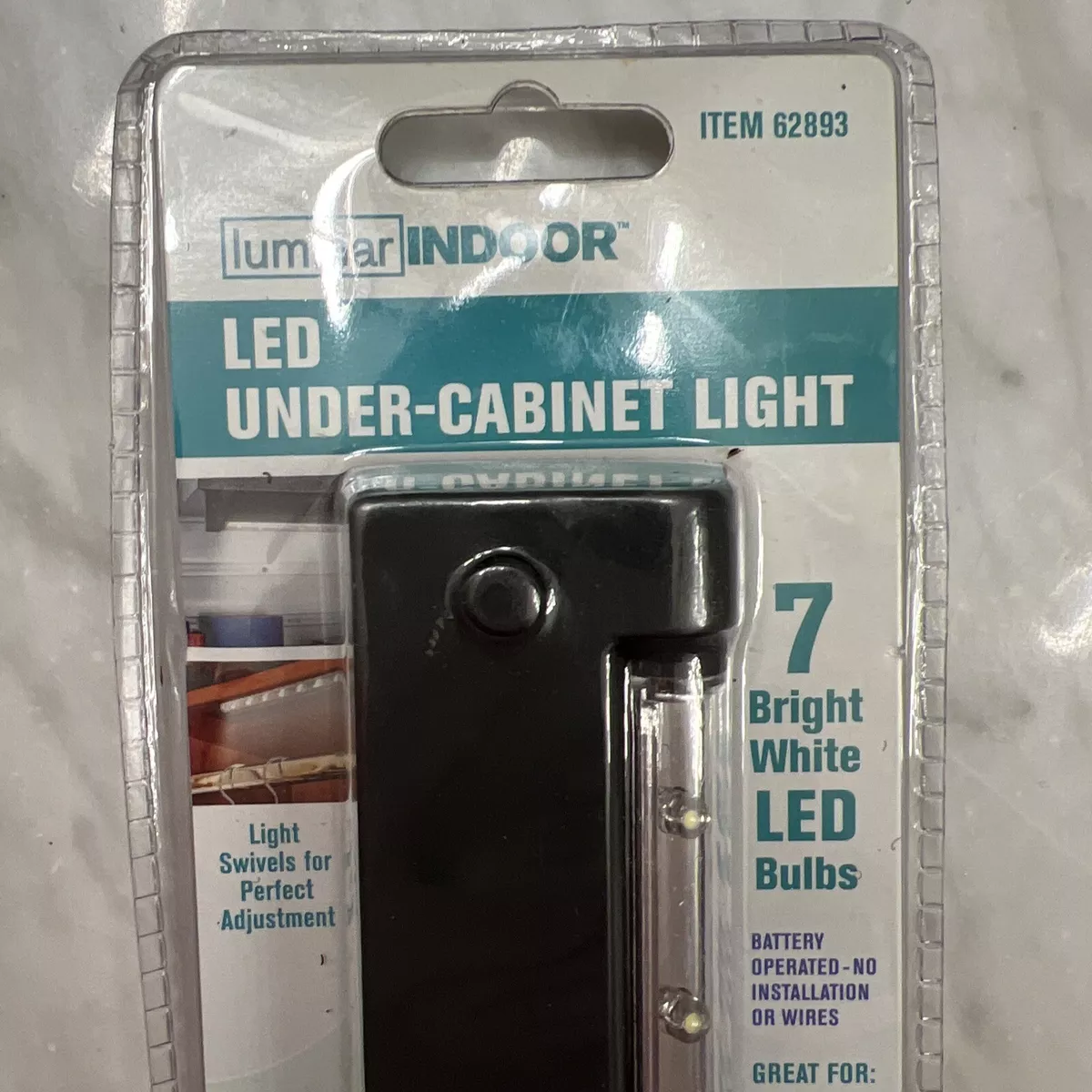 Luminar Indoor LED Under Cabinet Light. No Wires No Plugs. Light