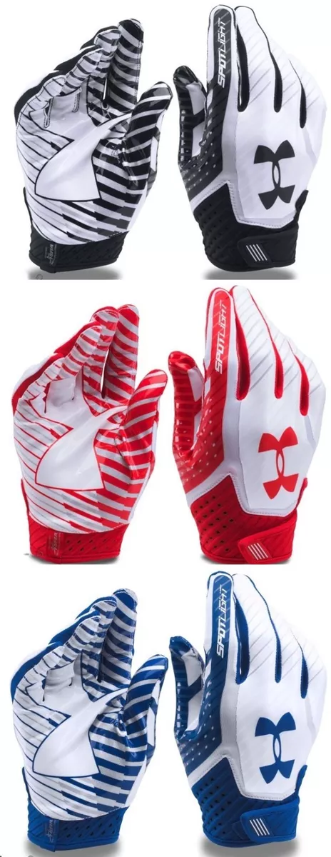 Under armour deals football gloves pink