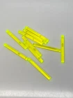 Lego Lot Of 10 Trans Trans Neon Green  Lightsabers Star Wars Weapons
