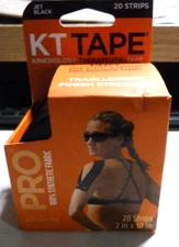 KT TAPE Kinesiology Therapeutic Tape - Black