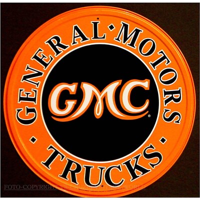 GMC Truck Schild 30 x 30 cm groß USA Werkstatt Parts Vintage Car Poster *334