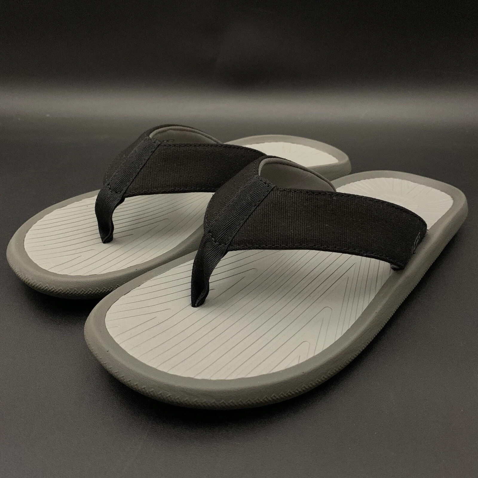 UGG BROOKSIDE II INFRADITO UOMO US 9 NERO TELA COMFORT