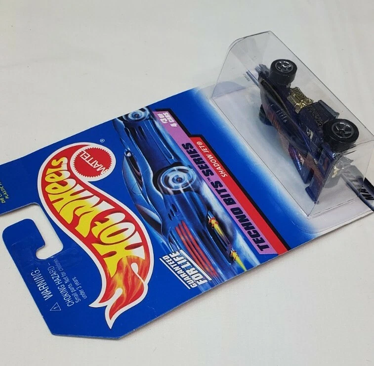New 1997 Mattel Hot Wheels Diecast 1:64 Techno Bits Series Shadow Jet #691 - Image 3 of 4