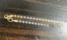 925 Sterling Silver Italian Chain Valentino Fancy Dc Tri-Color Plating Italy