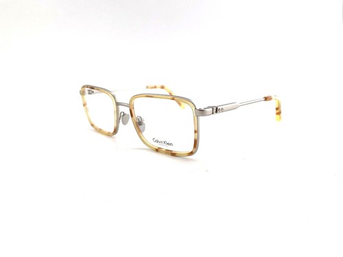 New Calvin Klein Frames Light Tortoise Rx Eyeglasses Titanium Unisex CK8059 043 - Picture 10 of 11