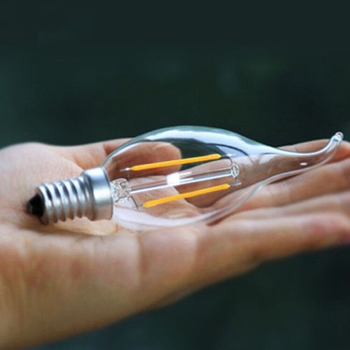 Lampadario E14 vite 2W lampadina led vintage lampada led ricambio lampadina - Foto 4 di 7