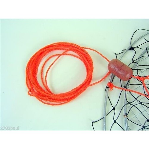4 X New Wilson Ready Rigged Wire Bottom Marron Nets-2 Rings With Float And Rope - Picture 3 of 6