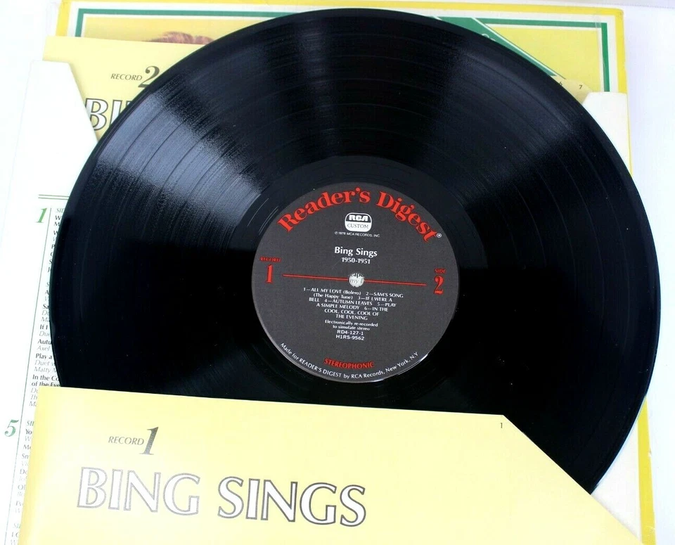 Bing (Crosby) Sings 96 Of His Greatest Hits Vinyl 8 LP Box Set  Collectors F.S. - Image 4 of 4