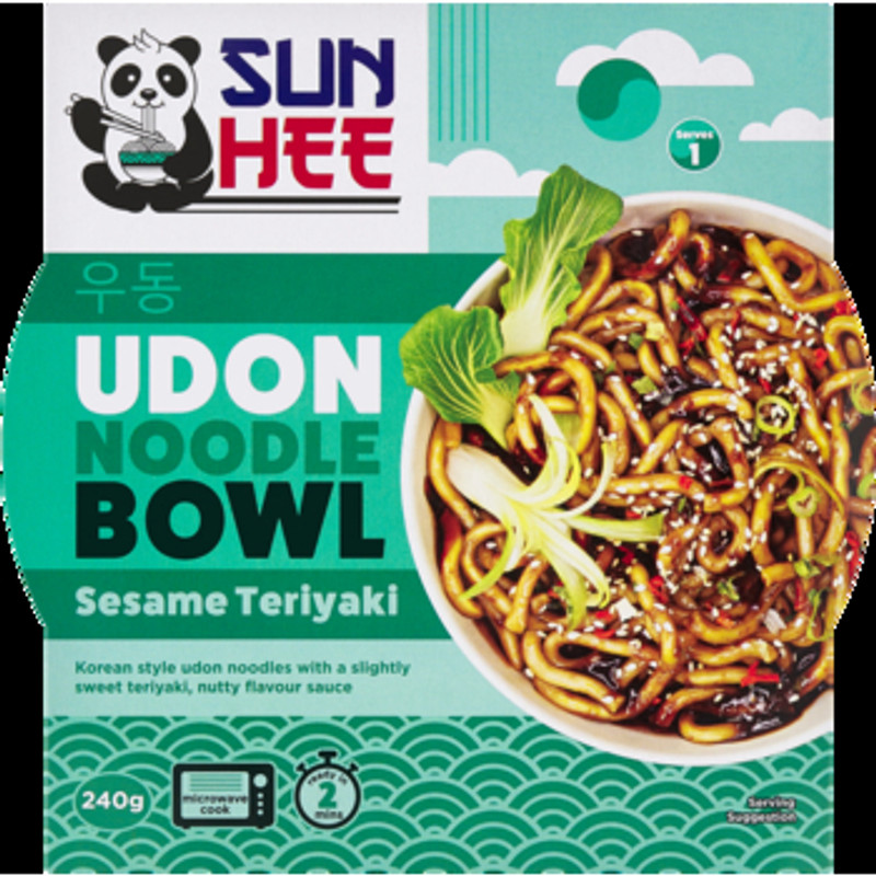 5020580561574 Sun Hee Danie gotowe udon bowl sesame teriyaki 240g
