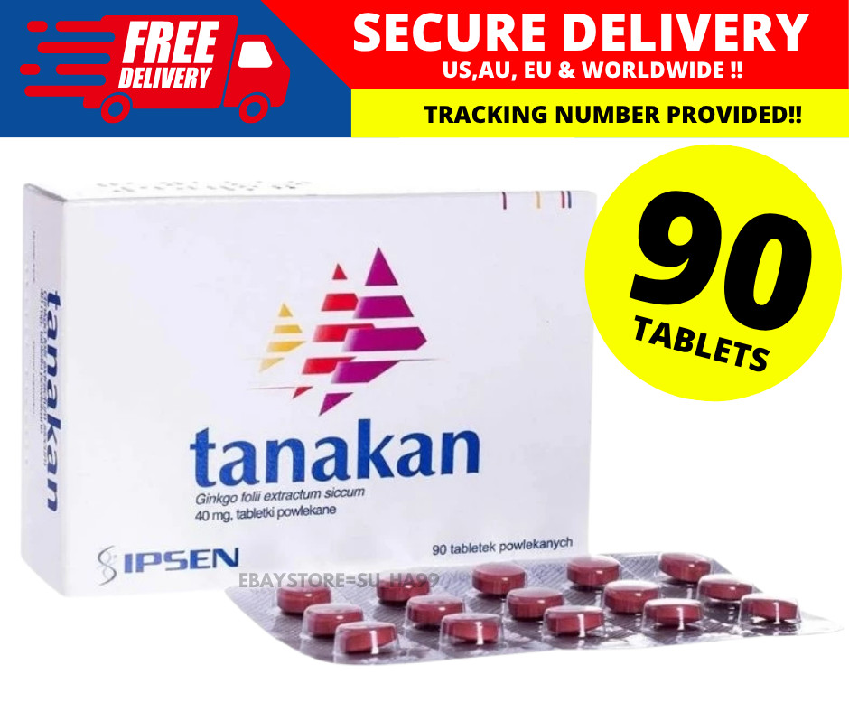 Tanakan 40mg X 90 Compresse Estratto di Ginkgo Biloba 100% ORIGINALE