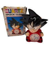 Vintage Goku Alarm Clock Dragon Ball Z Japan Speech WORKING Tested