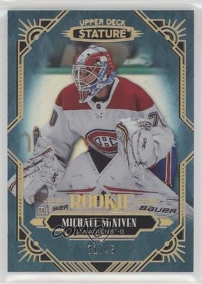 2020 Upper Deck Stature Rookies Blue 31/45 Michael McNiven #191 Rookie RC 05u8