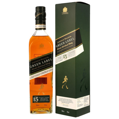 JOHNNIE WALKER - 15 Jahre Green Label - 43% Vol.