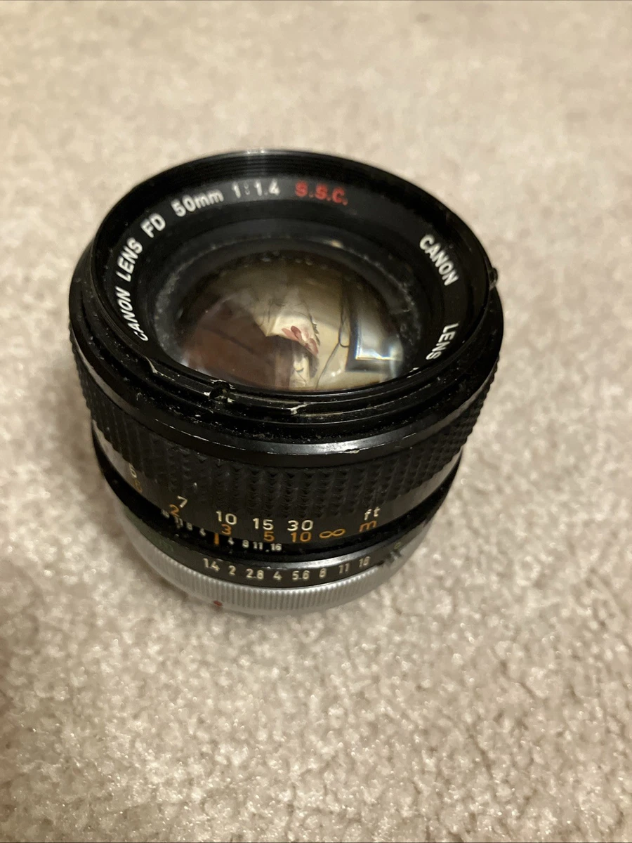 Preços baixos em Lentes de câmera Canon FD 50mm f/1.4 | eBay
