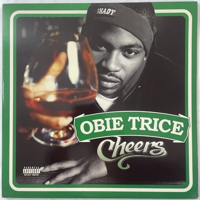 Obie Trice - Cheers 12'' Vinyl 2LP 2003 US ORG B0001105-01 Eminem Dr. Dre EX/EX