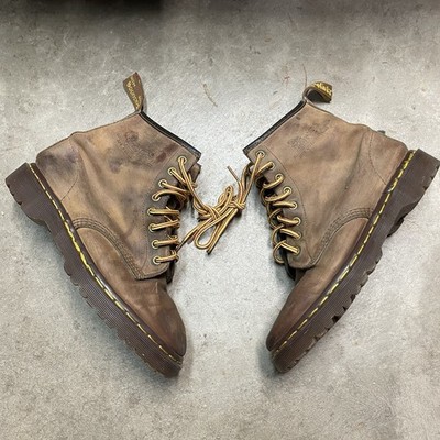 VINTAGE 80s DOC DR MARTENS Brown Men's Size UK 6 US 7 Boots