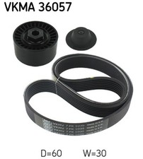 SKF Keilrippenriemensatz VKMA 36057 für RENAULT CLIO TWINGO WIND MODUS BR0 CR0 3