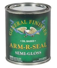 General Finishes Arm-R-Seal Oil Based Topcoat, 1 Quart, Semi-Gloss