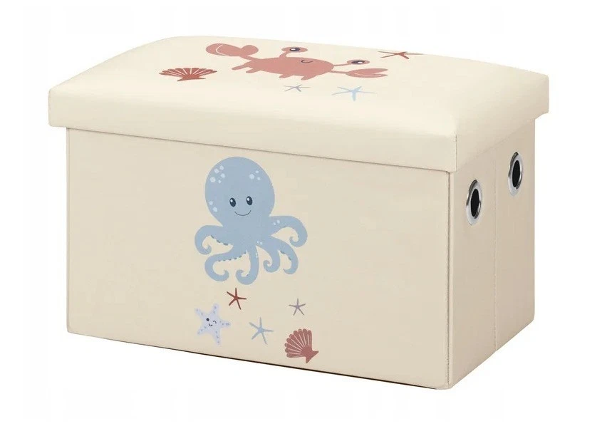 LIVARNO home Kinder-Sitztruhe / Spielzeugtruhe mit Stauraum, Unterwasser-Optik - Bild 3 von 4