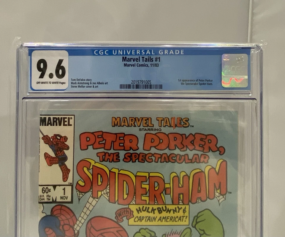 RARE HIGH CGC GRADED COMIC DUO – TMNT #1 & Spectacular Spider-Ham #1 - Image 4 of 4