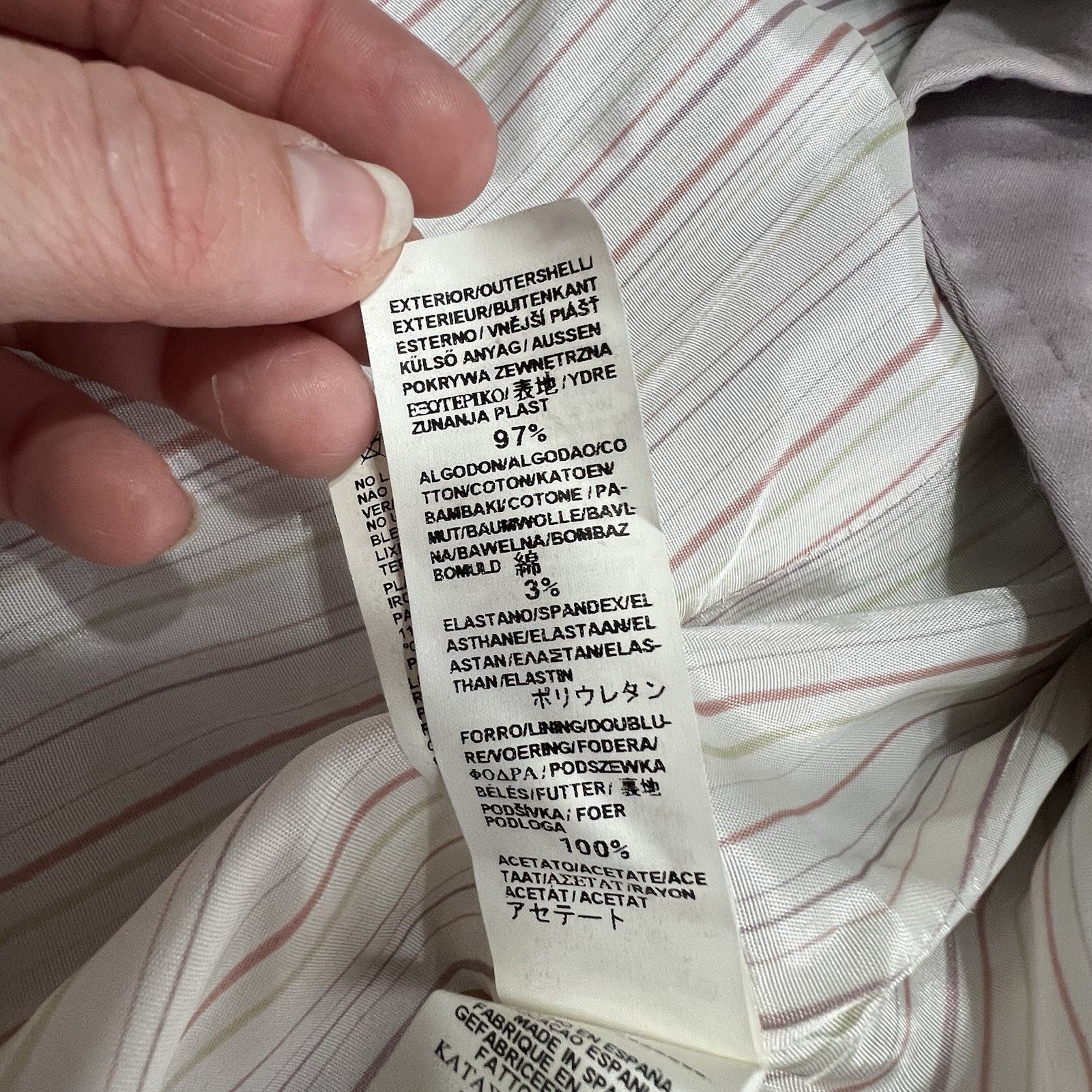 Zara Basic Lilac Purple Double Breasted Trench Co… - image 12