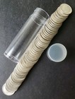 Tube of 50 10c Roosevelt Silver Dimes — photo 1