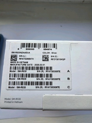 Genuine Official Samsung Galaxy Buds 3 Silver - (Opened never used) - Picture 3 of 3