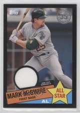 2020 Topps 1985 Baseball All-Stars Relics Black /199 Mark McGwire #85ASR-MM tv5