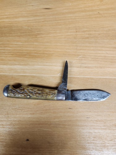 Vintage Pal Blade Co Pocket Knife Stag Handles S34