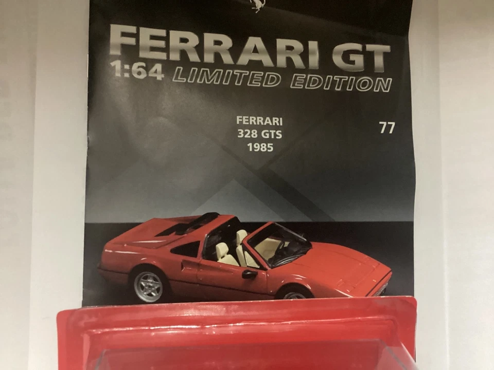 FERRARI 328 GTS 1985   1/64 diecast + BOOKLET Centauria Limited edition - Immagine 3 di 4