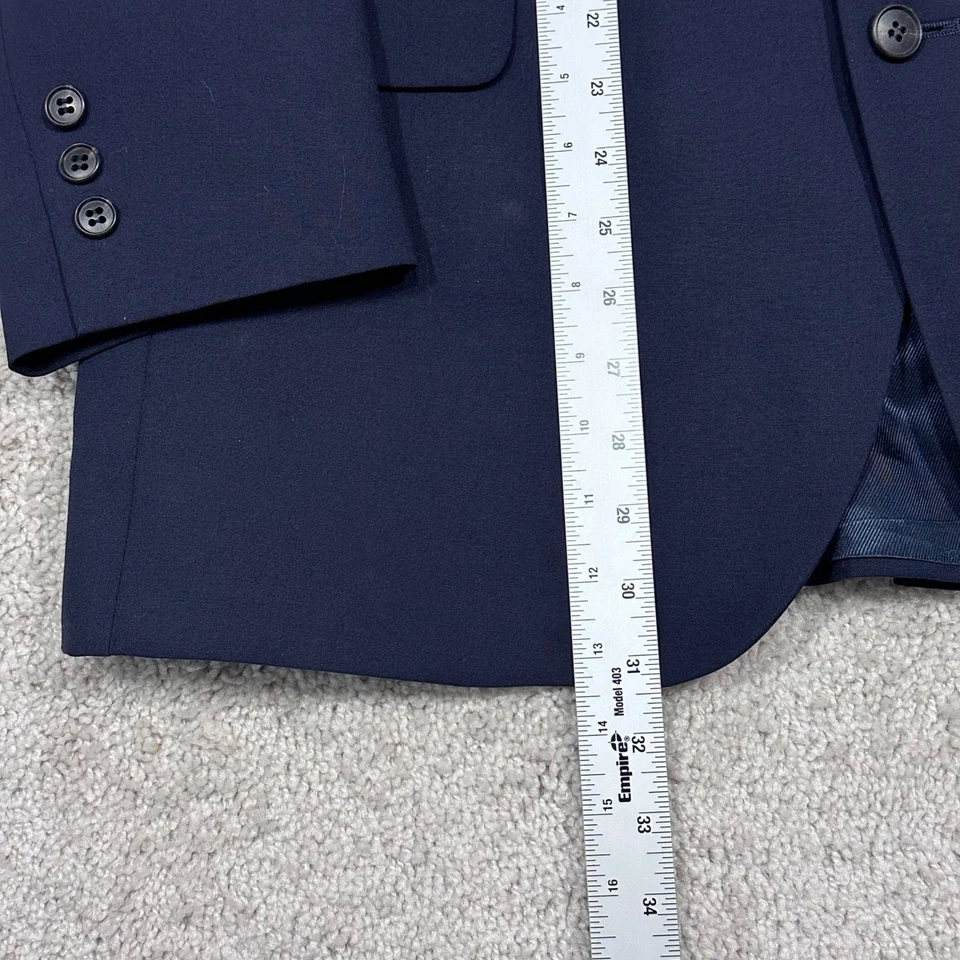 Pendleton Mens Navy Wool Blazer Suit Jacket Sport Coat 40R - Image 3 of 4